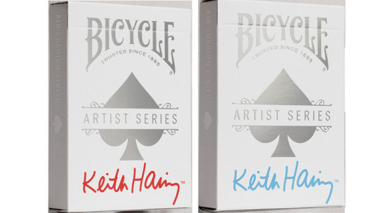 Bicycle Keith Haring (Box Set Red and Blue) Playing Cars by US - Pokerdeck
