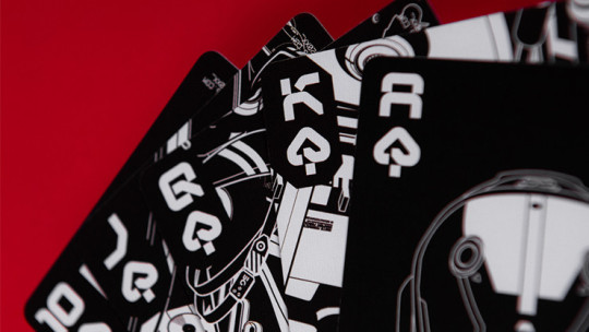 Preview: Bicycle Machine56 R-TYPE/2 Black by RunIt Decks - Pokerdeck