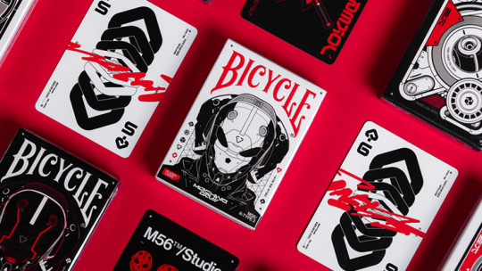 Bicycle Machine56 R-TYPE/3 White by RunIt Decks - Pokerdeck