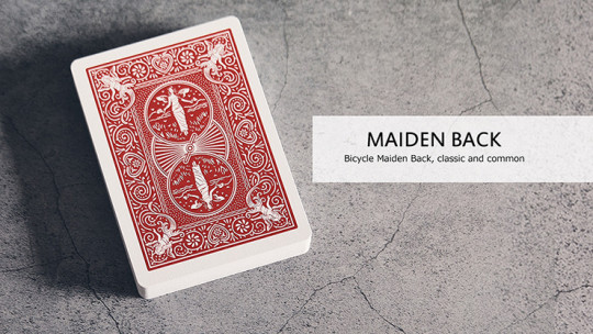 Bicycle Maiden - Rot - Marked Playing Cards - Markiertes Pokerdeck