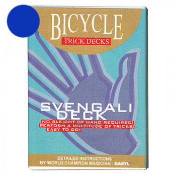 Svengali Deck Bicycle 809 Mandolin - Blau - Zaubertrick