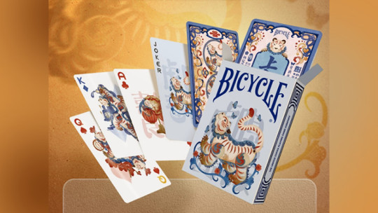 Preview: Bicycle Mascot (Tiger Sniffs the Rose) - Pokerdeck