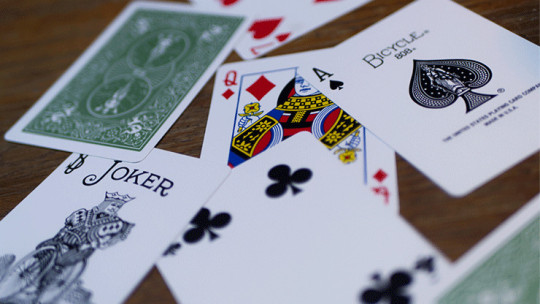 Preview: Bicycle Metallic Emerald Playing Cards