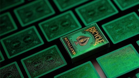Preview: Bicycle Metalluxe Green by US Playing Card Co. - Pokerdeck