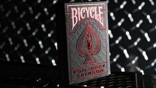Bicycle Crimson Luxe Version 2 by USPCC - Rot - Metalluxe Pokerdeck
