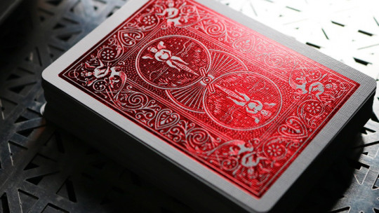 Bicycle Crimson Luxe Version 2 by USPCC - Rot - Metalluxe Pokerdeck