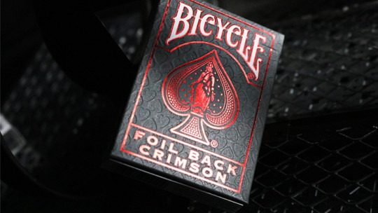 Bicycle Crimson Luxe Version 2 by USPCC - Rot - Metalluxe Pokerdeck