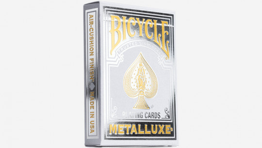 Bicycle Metalluxe Silver by US Playing Card Co. - Pokerdeck