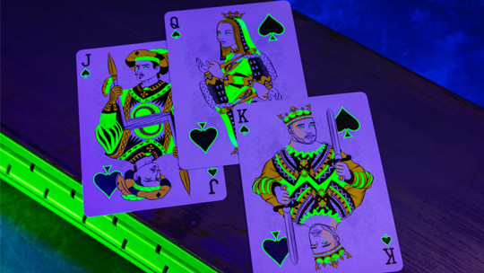 Bicycle Neon Rider Back Green-Glo Deck - Pokerdeck