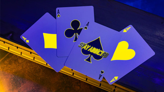 Preview: Bicycle Neon Rider Back Yellow-Starburst Deck - Pokerdeck