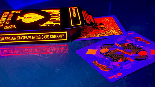 Bicycle Neon Solar-Orange Rider Back - Pokerdeck