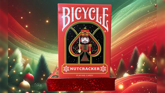 Bicycle Nutcracker (Red Gilded) - Pokerdeck