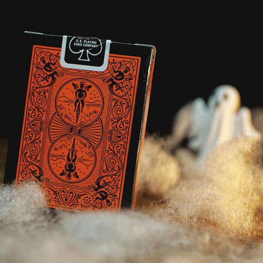 Preview: Bicycle - Reverse Deck (Orange and Black)