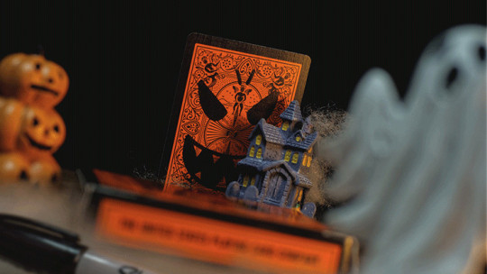 Preview: Bicycle Reverse (Orange) Playing Cards