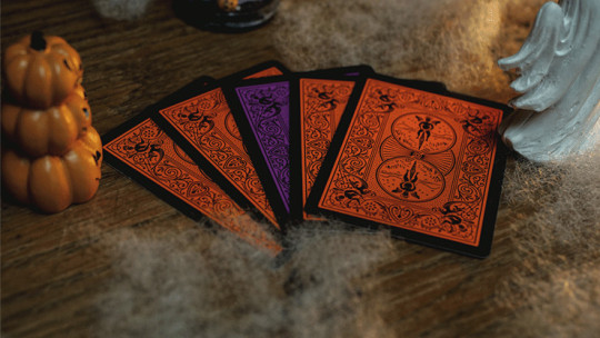 Preview: Bicycle Reverse (Orange) Playing Cards