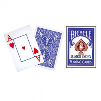 Bicycle 808 Rider Back - Blau - Jumbo Index - Pokerdeck