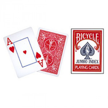 Bicycle 808 Rider Back - Rot - Jumbo Index - Pokerdeck