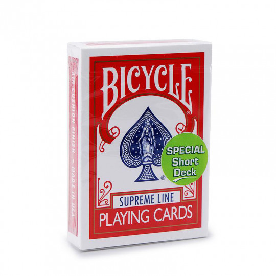 Bicycle Short Deck - Supreme Line - Rot - Kurze Spielkarten