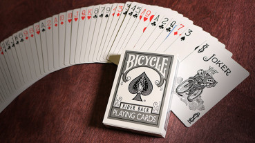 Bicycle Silver Playing Cards by USPC - Silber Deck