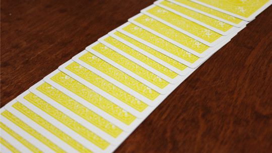 Bicycle Yellow Playing Cards by USPC - Gelbes Deck