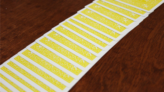 Bicycle Yellow Playing Cards by USPC - Gelbes Deck