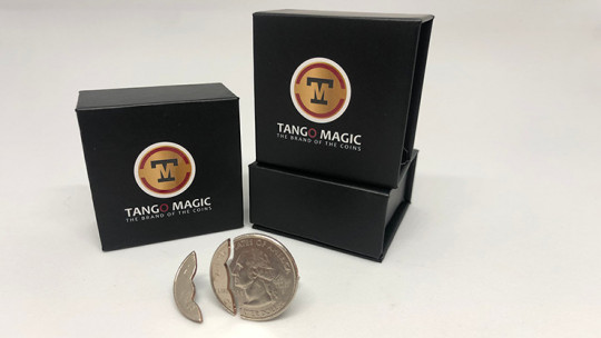 Bite Coin - US Quarter (Internal With Extra Piece) (D0045)by Tango