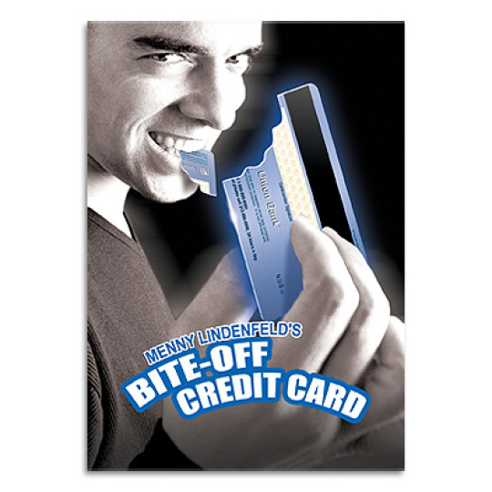 Bite Off Credit Card by Menny Lindenfeld