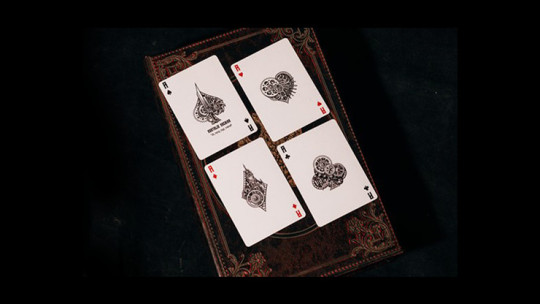 Black Metallic Foil Mortalis Machina Edition - Pokerdeck