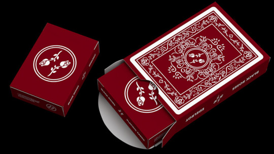 Black Roses Edelrot Mini (Collector's Box) - Pokerdeck