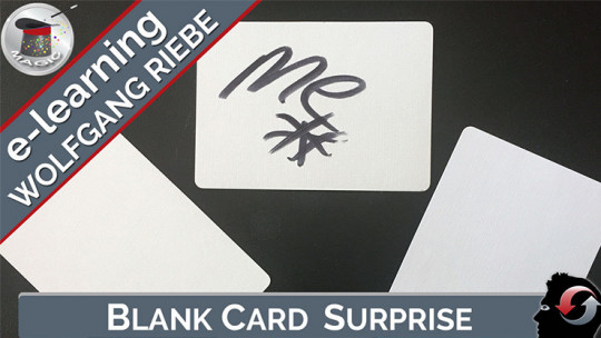 Blank Card Surprise by Wolfgang Riebe - Video - DOWNLOAD