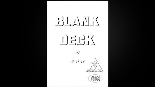 Blank Deck by Astor