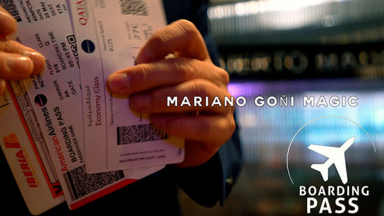 Boarding Pass by Mariano Goni - Flugticket Vorhersage - Zaubertrick