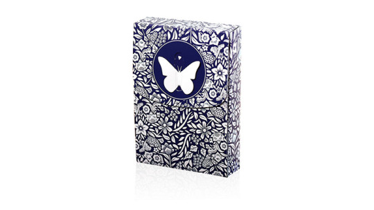 Butterfly Marked (Blue) 3rd Edition by Ondrej Psenicka - Pokerdeck - Markiertes Kartenspiel