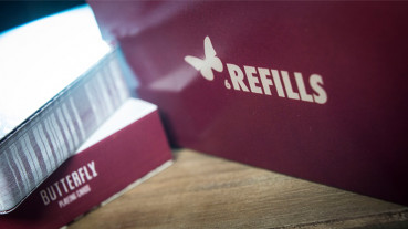 Butterfly Playing Cards REFILL (Rot) - 6 Stück - Ersatz