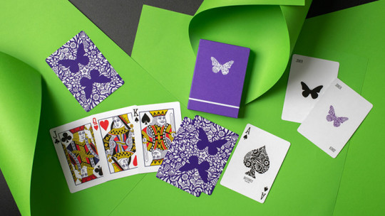 Butterfly (Royal Purple Edition) - Pokerdeck - Markiertes Kartenspiel