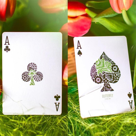 Preview: Butterfly Seasons Playing Cards - Spring  (marked)