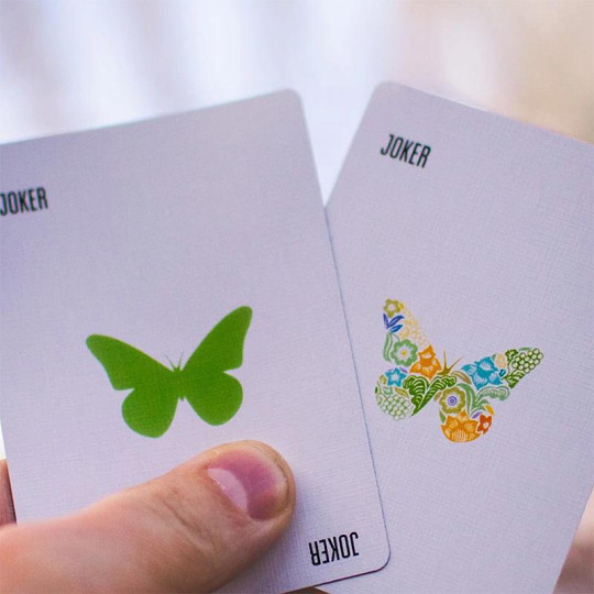 Preview: Butterfly Seasons Playing Cards - Spring  (marked)