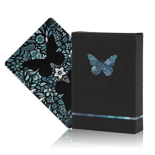 Butterfly Seasons Playing Cards - Winter  (marked)