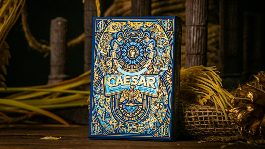 Caesar (Blue) by Riffle Shuffle - Pokerdeck