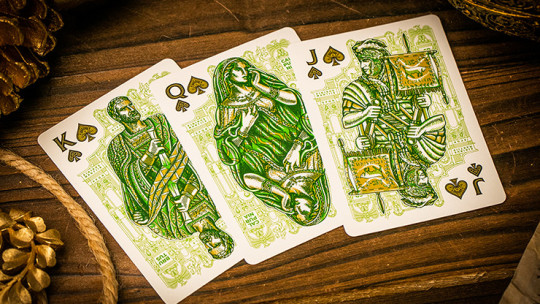 Caesar (Green) by Riffle Shuffle - Pokerdeck