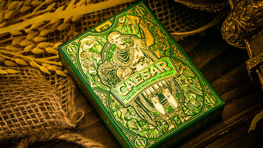 Caesar (Green) by Riffle Shuffle - Pokerdeck