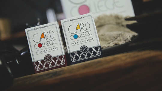 Card College (Red) Playing Cards by Robert Giobbi and TCC Presents - Pokerdeck