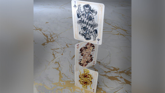 Card Masters Precious Metal Foil (White) by Handlordz - Pokerdeck