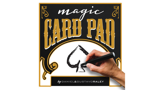 CARD PAD BLUE (Gimmicks and Online Instructions) by Gustavo Raley