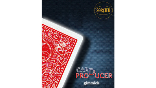 Card Production Gimmick Red by Sorcier Magic