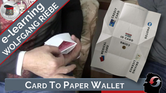 Card to Paper Wallet by Hans Trixer/Wolfgang Riebe - Mixed Media - DOWNLOAD