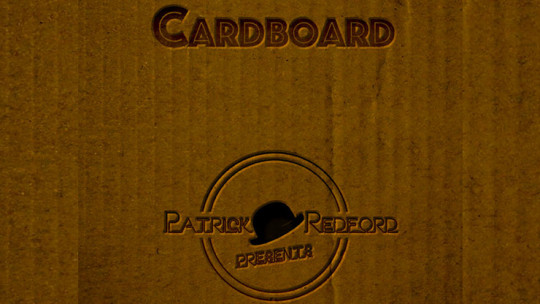 CARDBOARD The Book by Patrick G. Redford - Buch