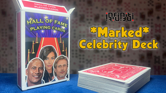 Celebrity Deck (Marked) by iNFiNiTi - Markiertes Kartenspiel