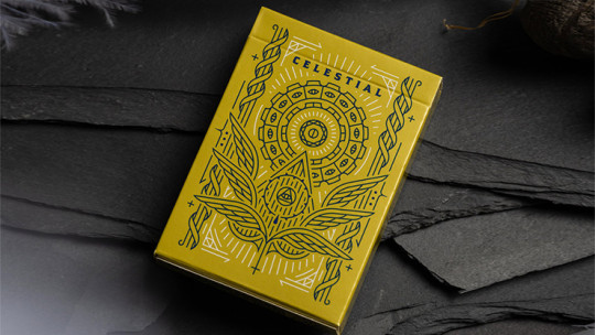 Celestial Valor by Giovanni Meroni(greenish yellow) - Pokerdeck
