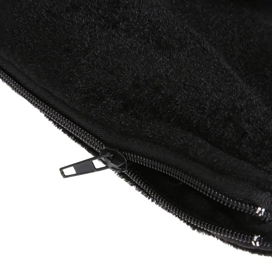 Change Bag - Changierbeutel mit Zipper, Schwarz